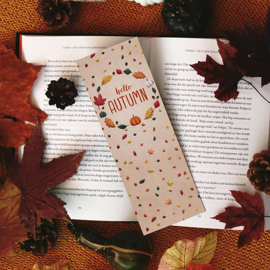 Marque-page HELLO AUTUMN